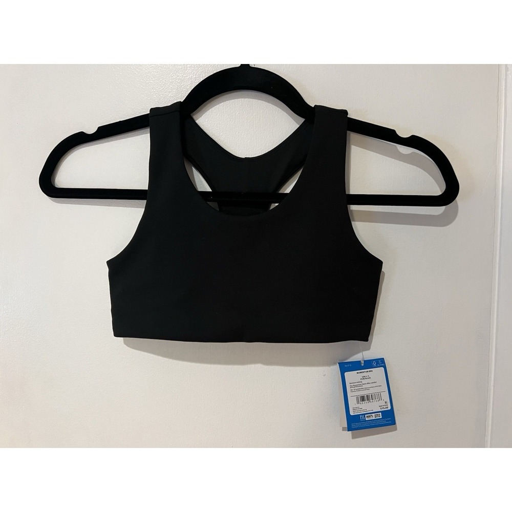 DSG Girls‎ Momentum Sports Bra Pure Black Size Small Wicking UV